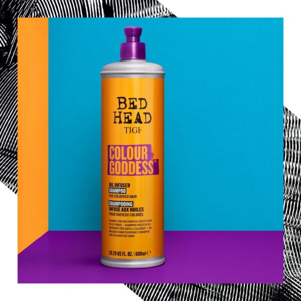 shampoo protector del color tigi bed head colour goddess 400ml - Imagen 3