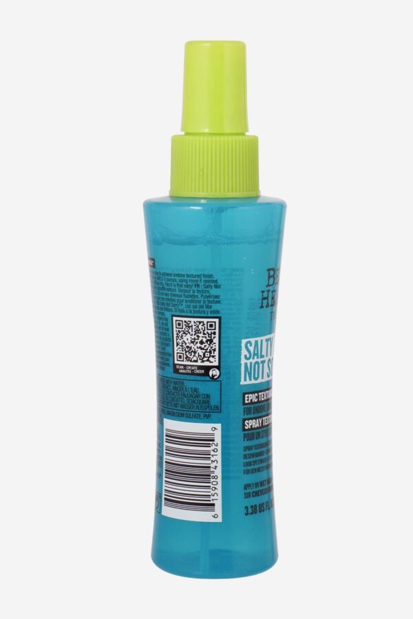 Spray texturizante con sal tigi Bed Head Salty not Sorry 150ml - Imagen 2